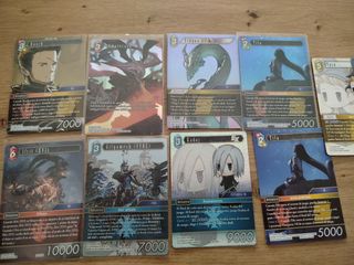 Lote cartas Final Fantasy TCG