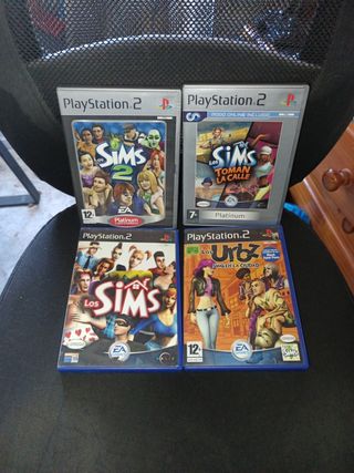 Pack 4 Juegos Sims PS2