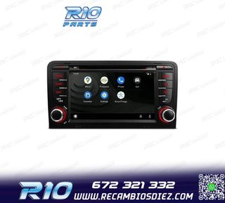 RADIO GPS ANDROID 12 PARA AUDI A3 8P 8PA S3 RS3 03-12