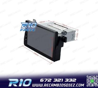 RADIO GPS ANDROID 13 PARA BMW E46 SERIE 3