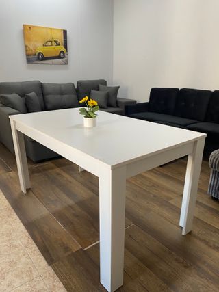 Mesa Comedor Blanca 140cm