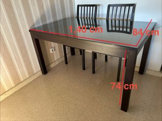 Mesa y sillas extensible Ikea