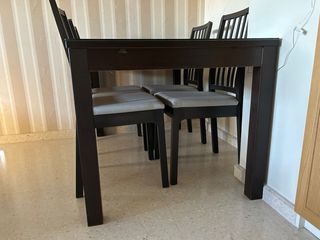 Mesa y sillas extensible Ikea