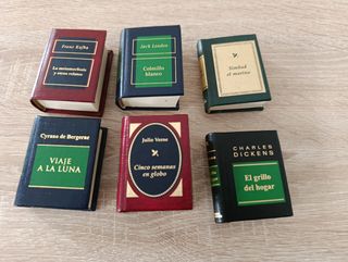 Set di 6 libri classici in miniatura