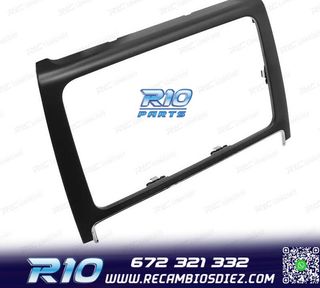 MARCO NEGRO RADIO 2-DIN PARA VOLKSWAGEN VW POLO 14+