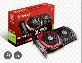 MSI GAMINGx Tarjeta Gráfica NVIDIA  GTX 1070