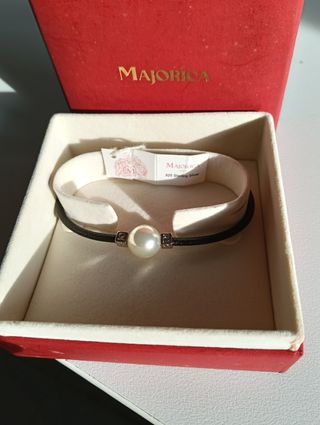 Pulsera Majorica Perla Plata