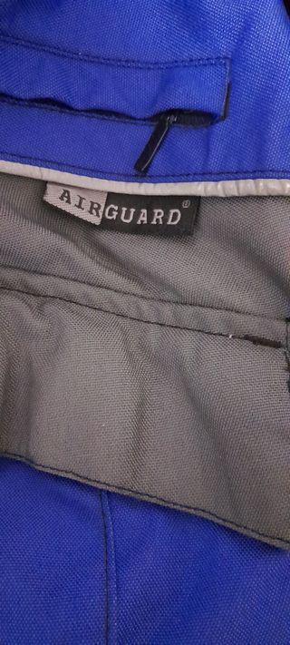 Chaqueta Moto Hebo Azul y Gris talla L 

