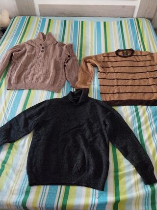 Lote Ropa Hombre Camisas y Jerséis