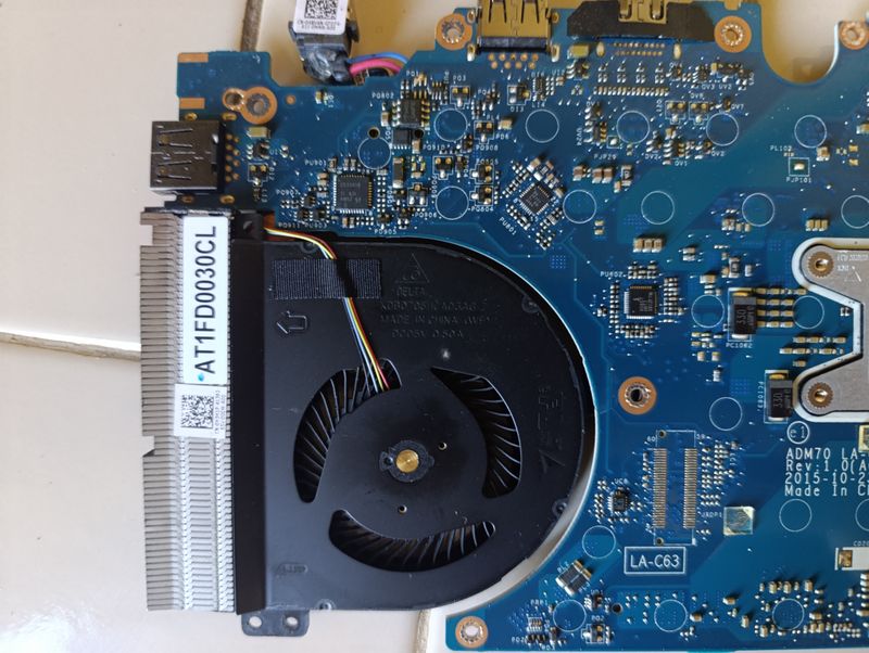 Placa madre Dell Latitude ADM70 LA-C631P afbeelding 4