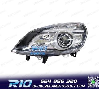 FARO IZQ RENAULT SCENIC II 05-08 XENON FONDO NEGRO