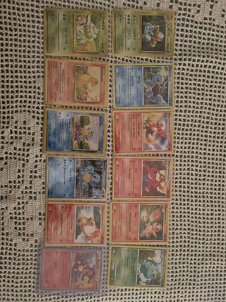 Lote de cartas Pokémon