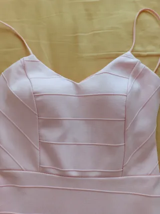 Vestido rosa tirantes