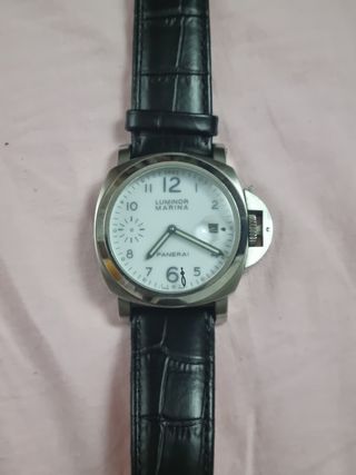 Reloj Panerai Luminor Marina Negro/Plata