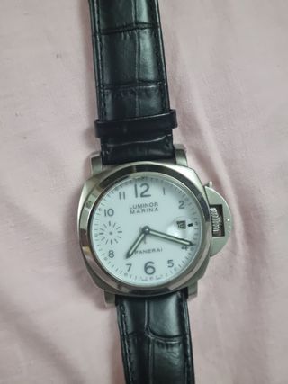 Reloj Panerai Luminor Marina Negro/Plata