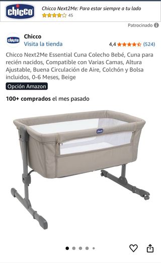 Mini lettino per culla Chicco Next2me