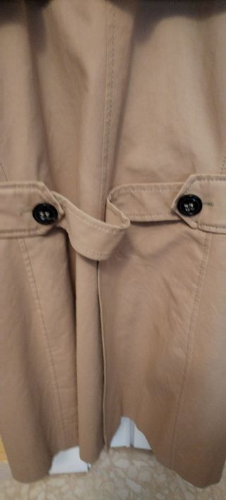 Gabardina Zara Beige Mujer