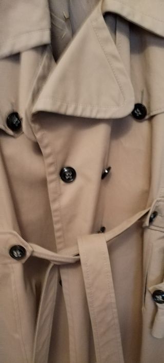 Gabardina Zara Beige Mujer