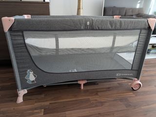 Cuna de viaje Kinderkraft Joy + Colchón Ecus Goli
