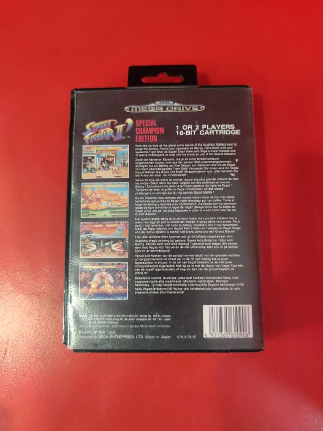 Street Fighter II Special Champion Ed. Mega Drive