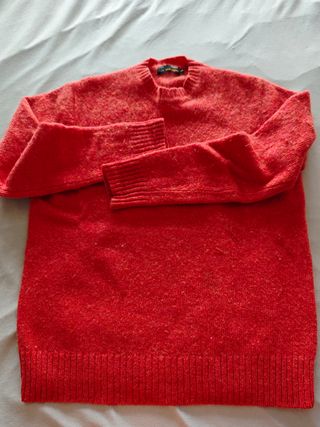 Jersey Lana Hombre M El Corte Inglés  color Coral 