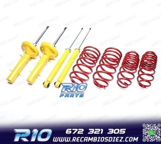 KIT SUSPENSIÓN DEPORTIVA PARA VOLKSWAGEN