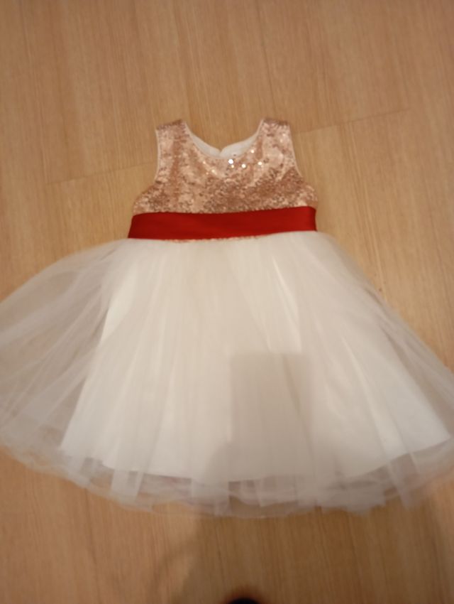 Vestido niña lentejuelas talla 4
