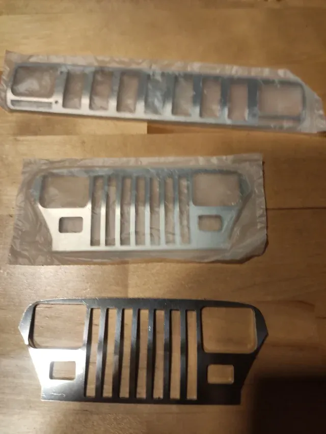 Rejilla Wrangler Tamiya Inox Corte Láser