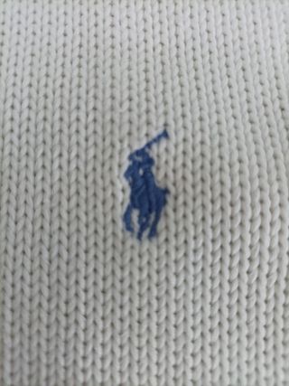 Chaqueta Ralph Lauren Blanca Talla S Niño