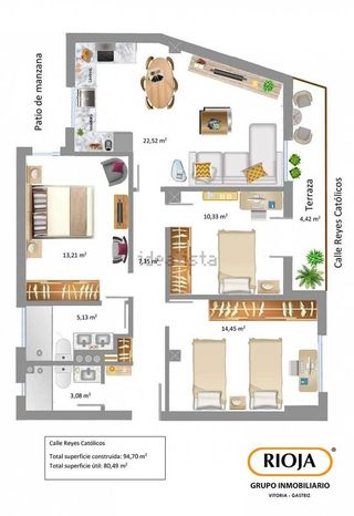 Piso en venta en Santiago - El Anglo en Vitoria-Gasteiz