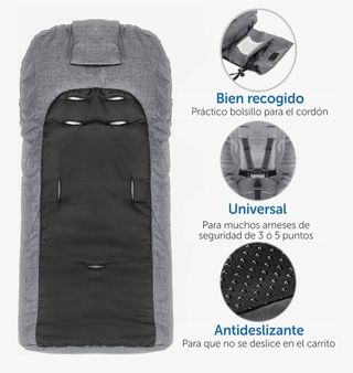 Saco Silla Bebé Invierno 3M Thinsulate Universal