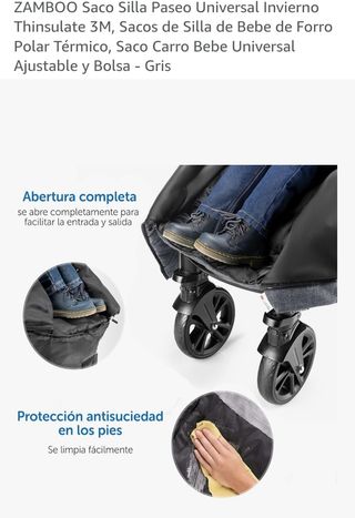 Saco Silla Bebé Invierno 3M Thinsulate Universal