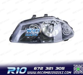 FARO IZQ SEAT IBIZA 6L 02-09 CORDOBA 02-10 H7 + H3