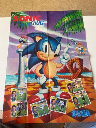 Póster Sonic Mega Drive SEGA