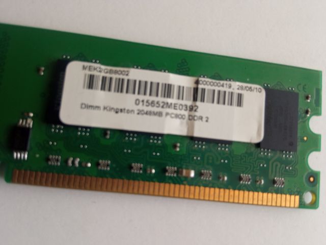 Kingston DDR2 2 2 GB de memória RAM