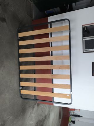 Somier 135x190 cm Metal y Madera