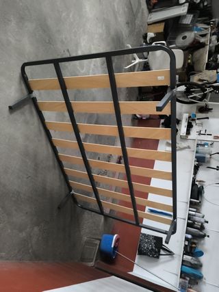 Somier 135x190 cm Metal y Madera