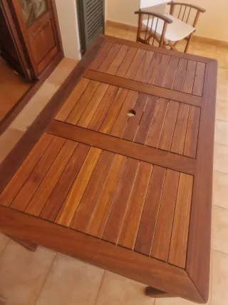 tavolo in teak 150x90 cm