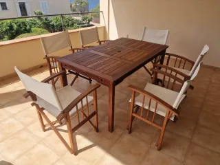tavolo in teak 150x90 cm