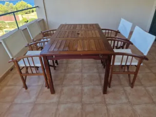 tavolo in teak 150x90 cm