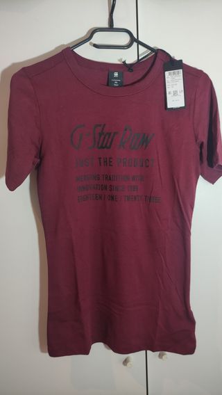 Camiseta G-Star Raw Mujer XS con etiqueta precio45