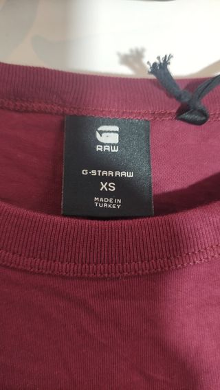 Camiseta G-Star Raw Mujer XS con etiqueta precio45
