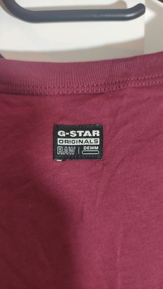 Camiseta G-Star Raw Mujer XS con etiqueta precio45