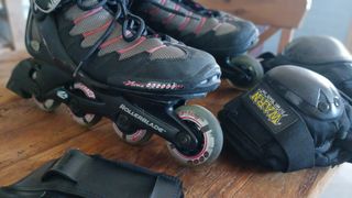 Patines Rollerblade XTRA con protecciones talla 45
