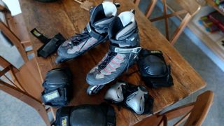 Patines Rollerblade XTRA con protecciones talla 45