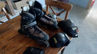 Patines Rollerblade XTRA con protecciones talla 45