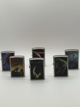 ALIEN SAGA: Collezione 6 Zippo 