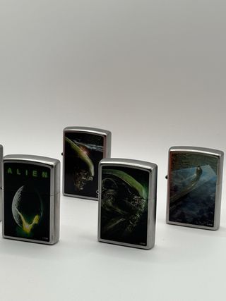 ALIEN SAGA: Collezione 6 Zippo 