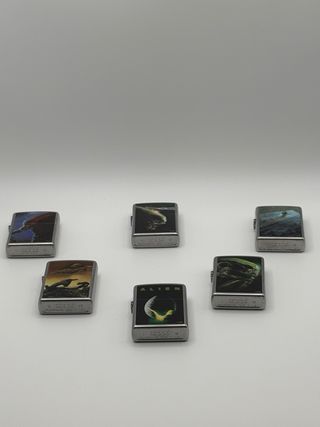 ALIEN SAGA: Collezione 6 Zippo 
