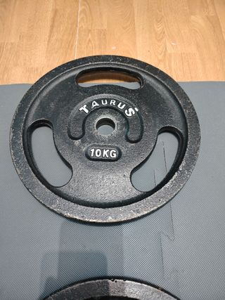 Set 2 discos gym 10 kg Taurus